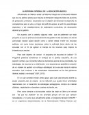 LA REFORMA INTEGRAL DE LA EDUCACIÓN BÁSICA