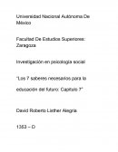 Los 7 saberes necesarios para la educación del futuro