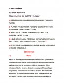 TEMA: PLATON “EL CUERPO Y EL ALMA”