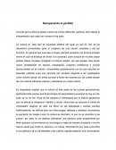 Recuperando lo perdido