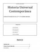 CONFLICTOS BÉLICOS DE LA 1ª Y 2ª GUERRA MUNDIAL