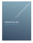 La densidad del aire varía de unos días a otros dependiendo de la cantidad de vapor del agua existente de la atmosfera.