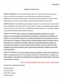 Registro de observacion. ASPECTO MATERIAL