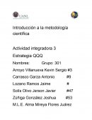 Introducción a la metodología científica Actividad