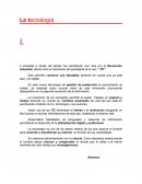 La tecnología y sus cambios