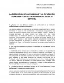 LA DISOLUCIÓN DE LAS CÁMARAS Y LA DIPUTACIÓN PERMANENTE EN EL ORDENAMIENTO JURÍDICO ESPAÑOL