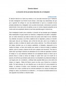 Derecho laboral La duración de las jornadas laborales de un trabajador