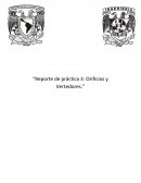 Reporte de práctica 3 Orificios y Vertedores