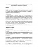 EVALUACION DE LA DISMINUCIÓN DE LA CARGA CONTAMINANTE DE LA VINAZA DE DESTILERIA POR TRATAMIENTO ANAEROBICO
