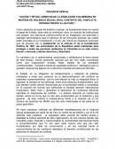 VACÍOS Y RETOS JURÍDICOS DE A LEGISLACIÓN COLOMBIANA EN MATERIA DE VIOLENCIA SEXUAL EN EL CONTEXTO DEL CONFLICTO INTERNO FRENTE A LAS FARC.