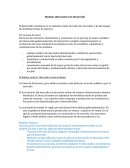 Modelos Alternativos de Desarrollo