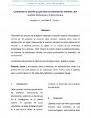 Caracterizar los factores que provocan la contaminación ambiental y sus posibles afectaciones a la salud humana
