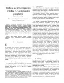 Trabajo de investigación Compuestos orgánicos