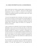 EL HOMO INFORMÁTICUS DE LA MODERNIDAD