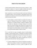 Ética para Amador.Cuando se habla de libertad o primero que se nos viene a la mente es...