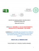 MEMORIA RAM la evolucion