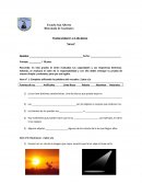 Prueba Unidad n° 1: 3 año básico “La Luz”