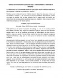 Ubicar en mi entorno como me voy a comprometer a eliminar el bullying