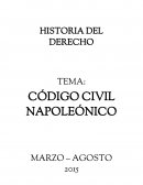 CÓDIGO CIVIL NAPOLEÓNICO