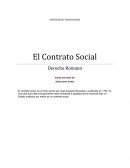El Contrato Social Derecho Romano