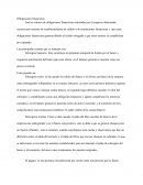 Obligaciones financieras