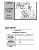 Examen segundo grado bimestre 1