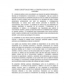 BASES CONCEPTUALES PARA LA CONSTRUCCION DE LA TEORIA CONTABLE
