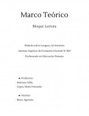 Marco Teórico Lengua y Literatura