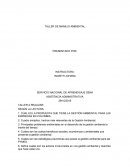 SERVICIO NACIONAL DE APRENDISAJE SENA ASISTENCIA ADMINISTRATIVA