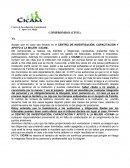 Modelo de hoja de compromiso civil