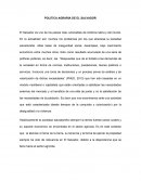 Politica agraria en el salvador