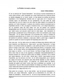 La Pérdida de moral y valores