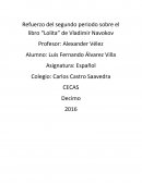 Refuerzo del segundo periodo sobre el libro “Lolita” de Vladimir Navokov