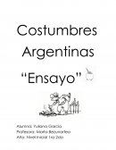 Ensayo sobre las Costumbres Argentinas