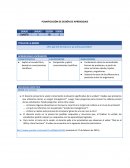 PLANIFICACIÓN DE SESIÓN DE APRENDIZAJE