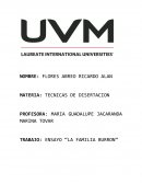 TRABAJO: ENSAYO “LA FAMILIA BURRON”