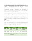 Recursos humanos y tecnicos