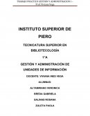 GESTIÓN Y ADMINISTRACIÓN DE UNIDADES DE INFORMACIÓN