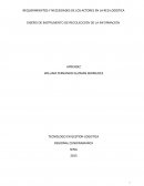 REQUERIMIENTOS Y NECESIDADES DE LOS ACTORES EN LA RED LOGÍSTICA