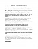 Análisis Nicómaco Aristóteles