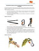 PROCEDIMIENTO GENERAL DE RESCATE EN POSTES PARA CONTRATISTAS CON ESTE TIPO DE ACTIVIDADES