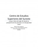 Ensayo sobre personas carentes de vista