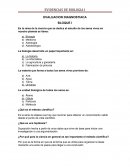 EVALUACION DIAGNOSTIACA