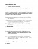 Fusiones y Adquisiciones Clasificaciones económicas