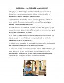 AUSENCIA... ¿LA RAZÓN DE LA VIOLENCIA?