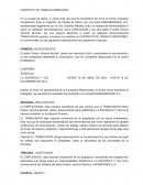 CONTRATO DE TRABAJO INDEFINIDO