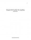 Orientación sexual para discapacitados.