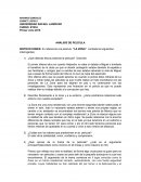 ANÁLISIS DE PELÍCULA “LA ZONA”