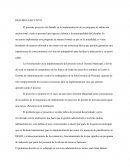 El presente proyecto está basado en la implementación de un programa de inducción institucional a todo el personal que ingresa a laborar a la municipalidad de Celendín