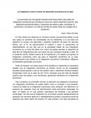 La integración como el motor de desarrollo económico de un país